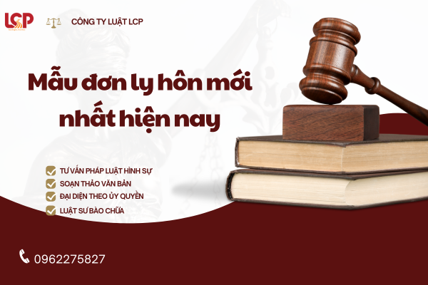 Mẫu đơn ly hôn mới nhất hiện nay
