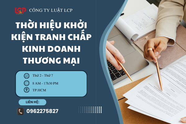 Thời hiệu khởi kiện tranh chấp kinh doanh thương mại