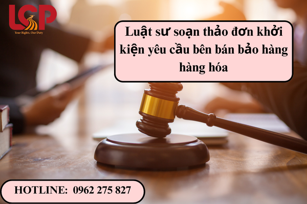 Luật sư soạn thảo đơn khởi kiện yêu cầu bên bán bảo hành hàng hóa