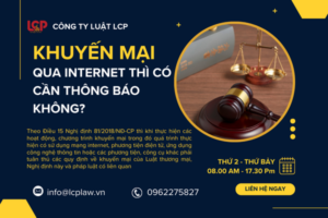 Khuyến mại qua internet thì có cần thông báo không ?