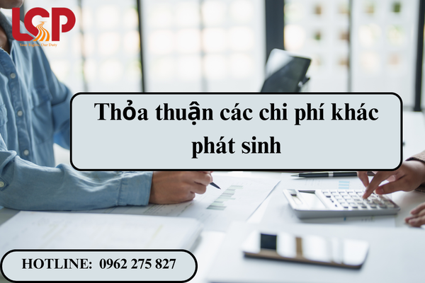 Thỏa thuận các chi phí khác phát sinh