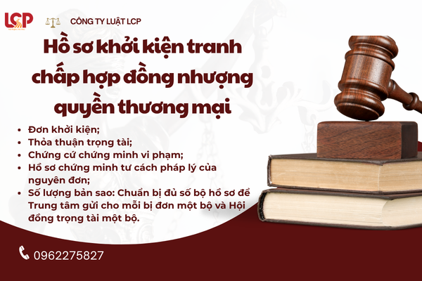 Hồ sơ khởi kiện tranh chấp hợp đồng nhượng quyền thương mại