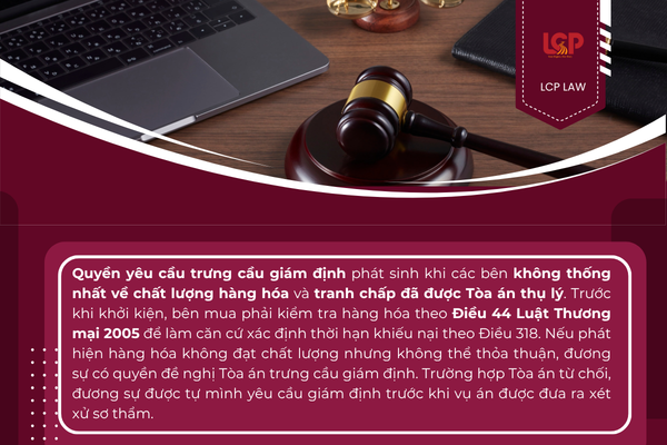 Phát sinh quyền yêu cầu trưng cầu giám định