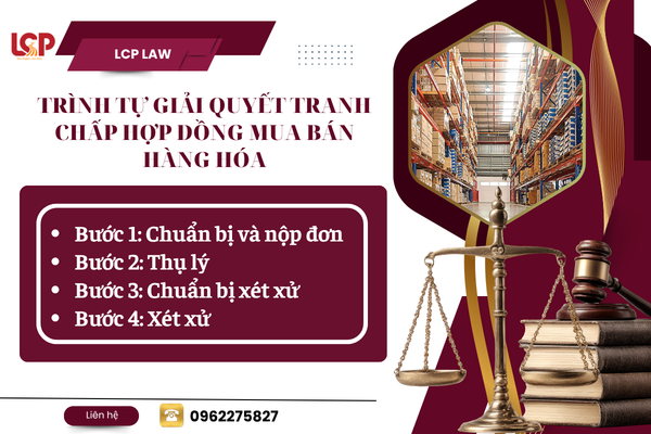 Trình tự giải quyết tranh chấp hợp đồng mua bán hàng hóa