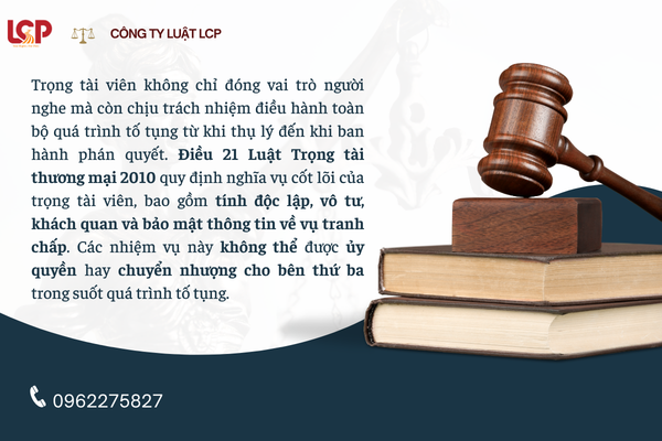 Vai trò Trọng tài viên