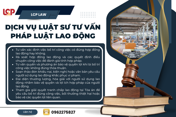 Dịch vụ Luật sư tư vấn pháp luật lao động