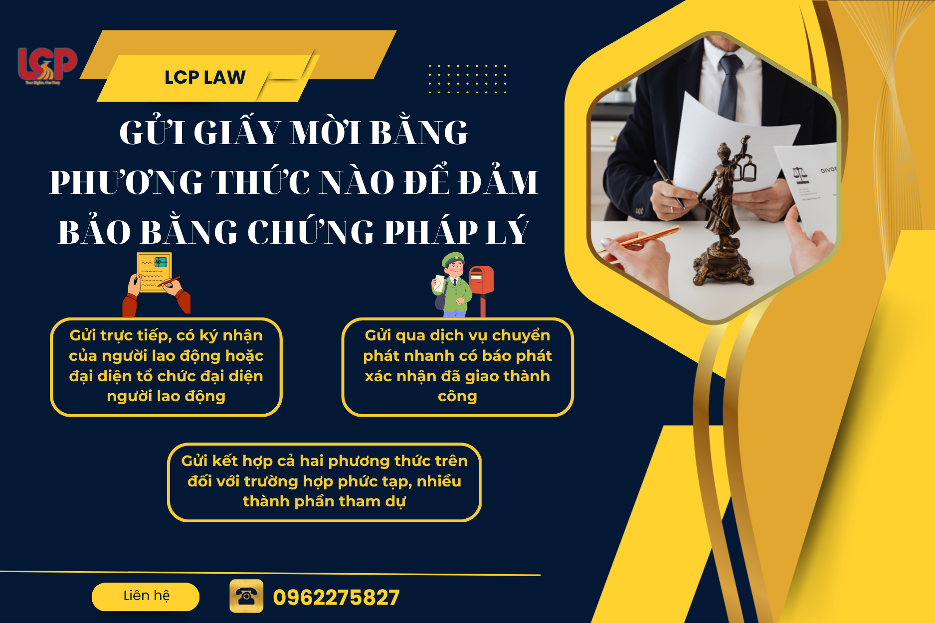 Gửi giấy mời bằng phương thức nào để đảm bảo bằng chứng pháp lý