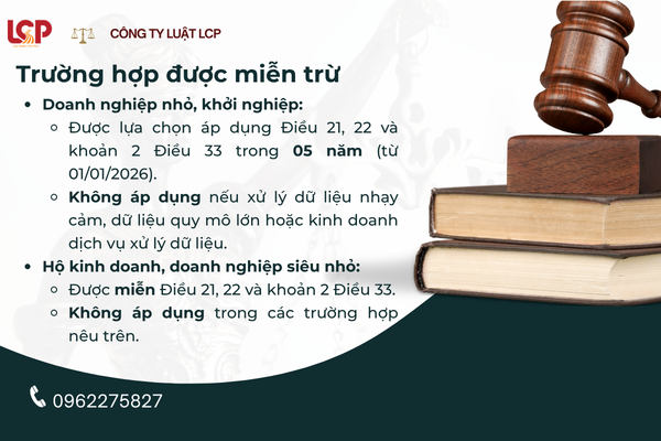 Các trường hợp miễn trừ