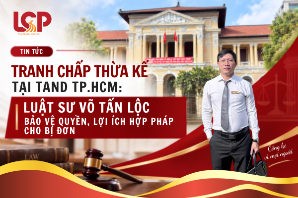 Luật sư Võ Tấn Lộc tại phiên tòa