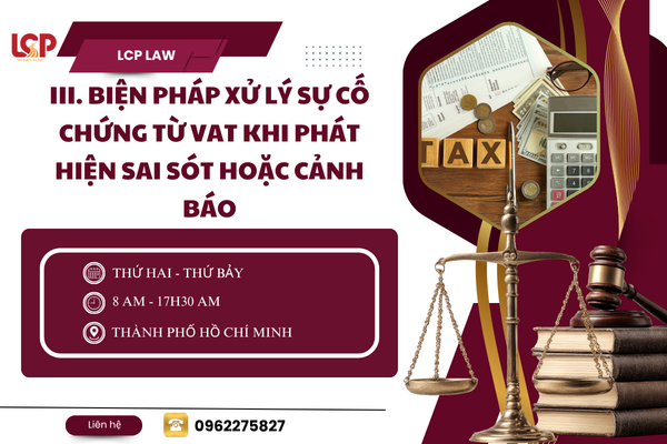 Biện pháp xử lý sự cố chứng từ thuế VAT