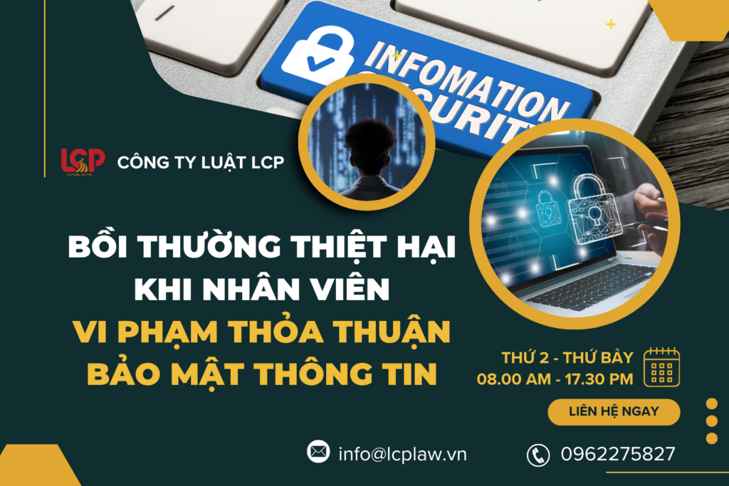 Bồi thường thiệt hại khi nhân viên vi phạm thỏa thuận bảo mật thông tin