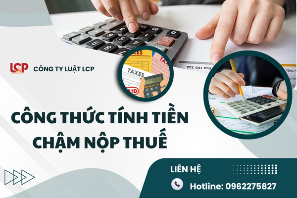 Công thức tính tiền chậm nộp thuế