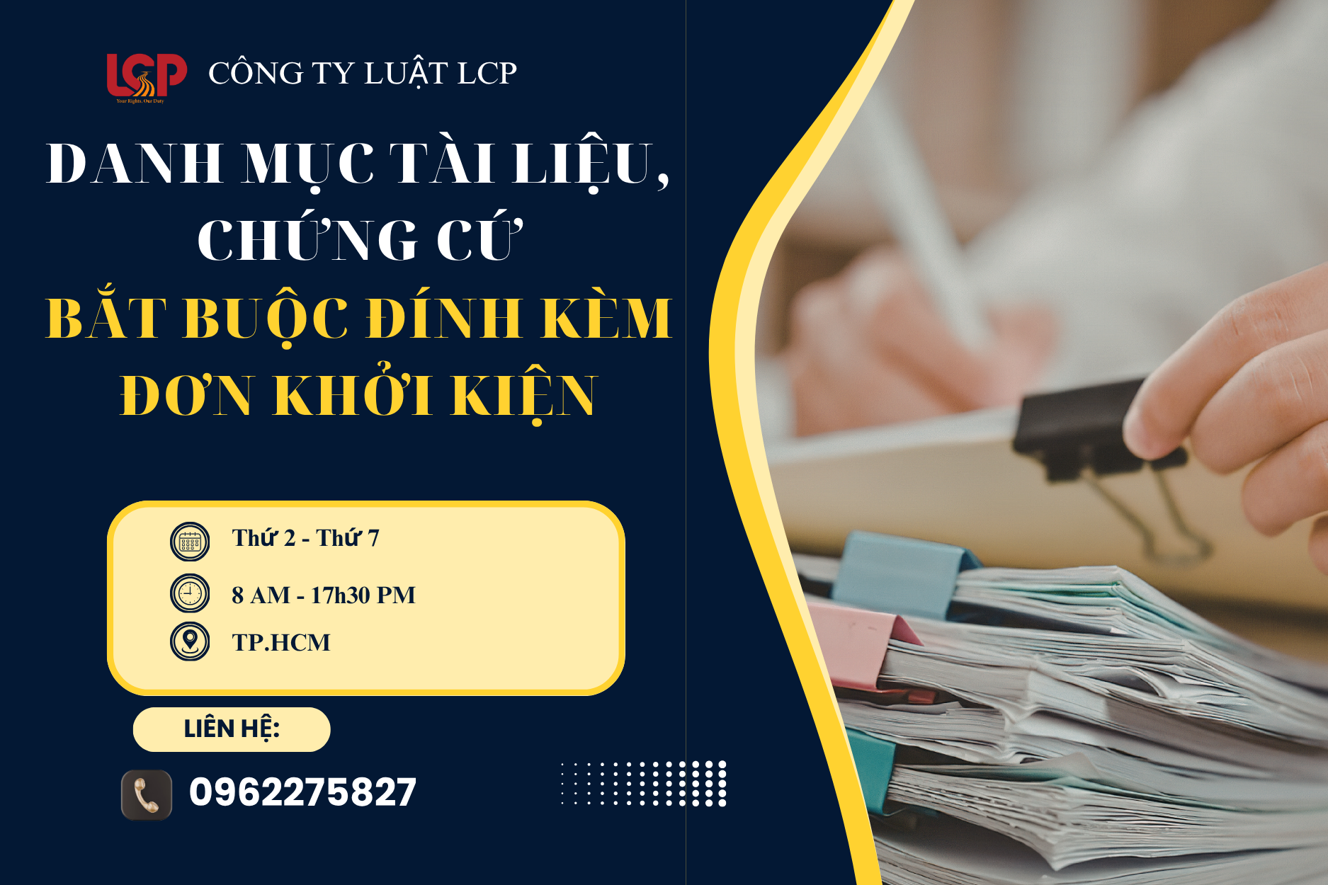Danh mục tài liệu, chứng cứ bắt buộc đính kèm đơn khởi kiện