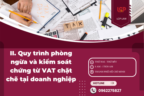 Quy trình phòng ngừa và kiểm soát chứng từ thuế VAT